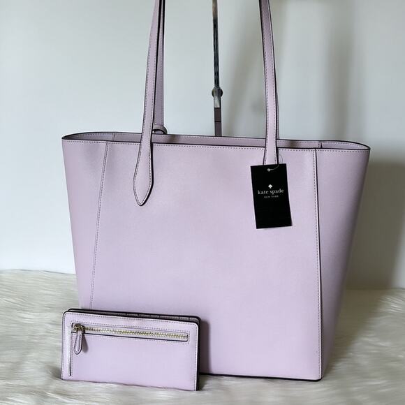 NWT Kate Spade Bundle Dana Tote and Wallet Set/ Saffiano - Picture 2 of 12